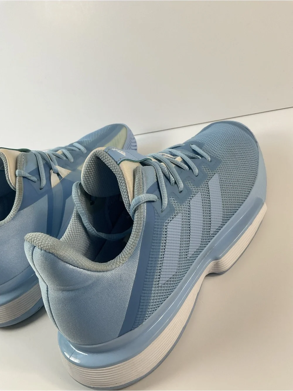 Adidas Men’s Size 8.5 Light Blue Athletic Training Gym Sneakers